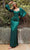 Ladivine - Bishop Sleeve Evening Gown 7482 - 2 pc Emerald In Size 14 and 16 Available CCSALE