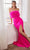 Ladivine C141 - Two-Piece Feather Prom Dress Prom Dresses 2 / Fuchsia