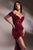 Ladivine CA109 - Sequined Off Shoulder Knot Gown Pageant Dresses