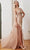 Ladivine CB098 - Beaded Illusion Evening Gown Prom Dresses