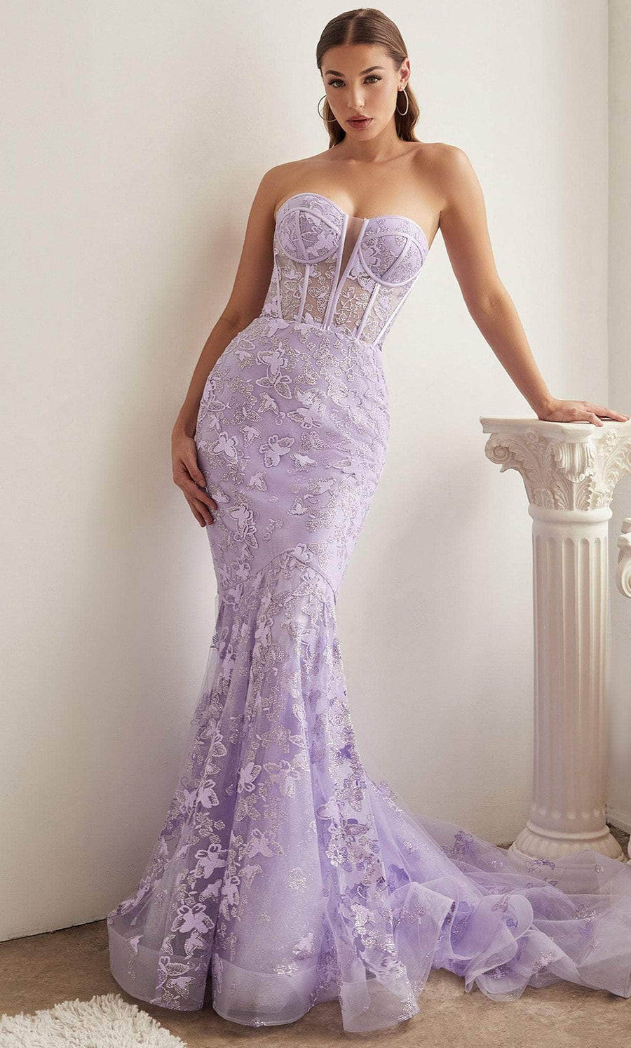 Gifted Glam Lavender Dress