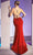 Ladivine CC2162 - Lace Up Back Prom Dress Prom Dresses 2 / Red