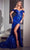 Ladivine CC2164 - Floral Corset Prom Dress Special Occasion Dress 2 / Royal