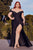 Ladivine CC2212 - Off Shoulder Corset Prom Dress Prom Dresses 20 / Black
