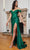 Ladivine CC2212 - Off Shoulder Corset Prom Dress Prom Dresses 6 / Emerald