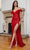 Ladivine CC2212 - Off Shoulder Corset Prom Dress Prom Dresses 6 / Red