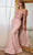 Ladivine CC8952 - Plunging Sweetheart Appliqued Prom Gown Prom Dresses 2 / Dusty Rose