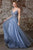 Ladivine CD0154 Bridesmaid Dresses XXS / Smoky Blue