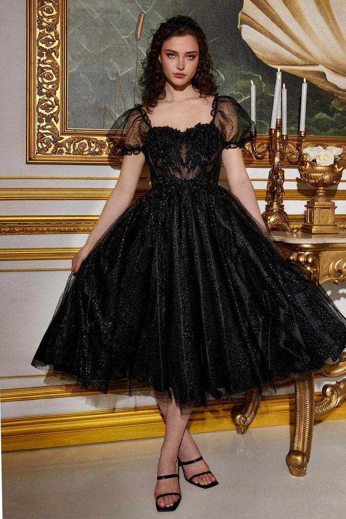 Ladivine CD0187 - Tea Length Corset Cocktail Dress S / Blush - Shop Ladivine dresses on Couture Candy at CoutureCandy.com Ladivine CD0187 - Tea Length Corset Cocktail Dress S / Blush - Shop Ladivine dresses on Couture Candy at CoutureCandy.com