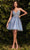 Ladivine CD0189 Cocktail Dresses XXS / Smoky Blue