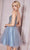 Ladivine CD0190 Cocktail Dresses XXS / Smoky Blue