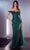 Ladivine CD0203 - Ornate Off Shoulder Prom Dress Prom Dresses XXS / Emerald