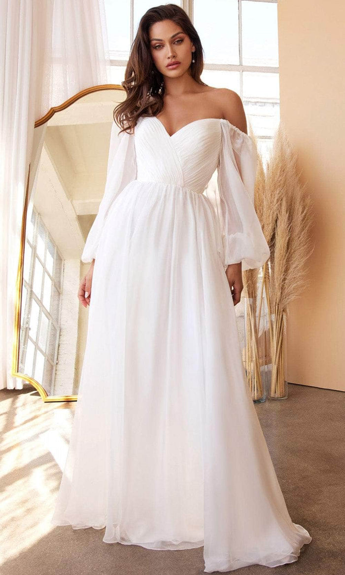 Ladivine CD243W Wedding Dresses 6 / Off White