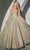 Ladivine CD252 - Lace Up Corset Prom Dress Prom Dresses 2 / Champagne Gold
