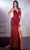 Ladivine CD258 - Sequin Sheath Prom Dress Prom Dresses 2 / Red