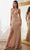 Ladivine CD259 - Illusion Cutout Prom Dress Prom Dresses 2 / Rose Gold