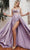 Ladivine CD276 - Sleeveless Pleated A-Line Prom Gown Special Occasion Dress 2 / Lavender