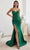 Ladivine CD3208 - Sweetheart Satin Prom Dress Prom Dresses 2 / Emerald-