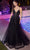 Ladivine CD874 - Applique Tulle Prom Dress Evening Dresses 4 / Black