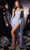 Ladivine CD886 - Draped Sweetheart Prom Dress Special Occasion Dress 2 / Dusty Blue