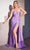 Ladivine CD886 - Draped Sweetheart Prom Dress Special Occasion Dress 2 / Lavender