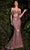 Ladivine CD985 - Off Shoulder Sheer Corset Prom Gown Evening Dresses