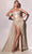 Ladivine CD991 - Strapless Rhinestone Evening Gown Prom Dresses