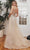 Ladivine CD993 - Bejeweled Overskirt Evening Gown Prom Dresses