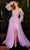 Ladivine CD997 - Corset Prom Dress with Slit Evening Dresses 2 / Lavender