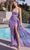 Ladivine CD998 - Strapless High Slit Evening Gown Special Occasion Dress 2 / Lavender