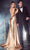 Ladivine CDS417 - Sash Detailed Prom Dress Prom Dresses 2 / Champagne