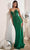 Ladivine CDS419 - Illusion Corset Prom Dress Evening Dresses 2 / Emerald