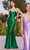 Ladivine CH112 - Bustier Satin Prom Dress Special Occasion Dress XXS / Emerald