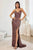Ladivine CH127 - Sheer Side Sequin Evening Gown Pageant Dresses XXS / Multi