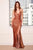 Ladivine CH225 Pageant Dresses XS / Light Sienna