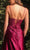 Ladivine CM318 - Deep V-Neck Satin Prom Gown Special Occasion Dress