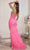 Ladivine CM331 - Beaded Appliqued Sheath Prom Gown Special Occasion Dress