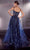 Ladivine J840 - Square Neck Glitter Prom Dress Special Occasion Dress