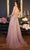 Ladivine J852 - Strapless Corset Prom Dress Special Occasion Dress 2 / Dusty Rose