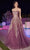 Ladivine J852 - Strapless Corset Prom Dress Special Occasion Dress 2 / Gold Violet