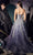 Ladivine J852 - Strapless Corset Prom Dress Special Occasion Dress 2 / Smoky Blue