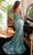 Ladivine OC014 - Off Shoulder Beaded Evening Gown Special Occasion Dress