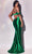 Ladivine Y025 - Asymmetric Off Shoulder Prom Gown Special Occasion Dress
