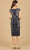 Lara Dresses 29174 - Cap Sleeved Midi Dress Special Occasion Dress