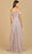 Lara Dresses 29191 - Off-Shoulder Laced Semi-Ballgown Prom Dresses