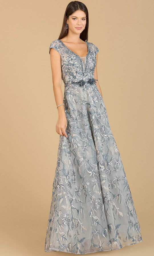 Lara Dresses 29196 - Embroidered Sleeveless Evening Gown
