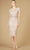Lara Dresses 29225 - Cap Sleeve Sheath Knee-Length Dress Special Occasion Dress 0 / Blush