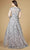 Lara Dresses 29239 - Floral Long Sleeved Gown Special Occasion Dress