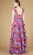 Lara Dresses 29271 - Ruffled Print Maxi Dress Special Occasion Dress