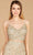 Lara Dresses 29305 - Crop top Spaghetti Strap Cocktail Dress Special Occasion Dress XS / Confetti